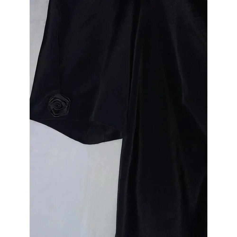 'KOCO' WELL KNOW ! WOMEN 100% Polyester Black DRESS BIG SIZE MADE IN USA Church - Picture 8 of 11